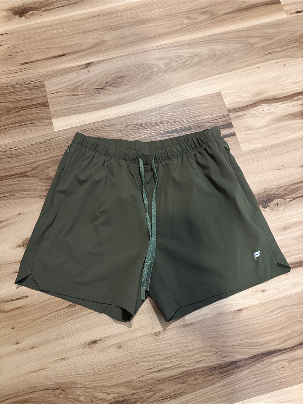 Fabletics Men's Athletic Shorts in Olive Green